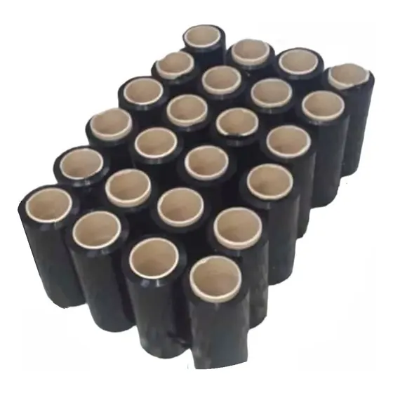 Papel Vinipel Industrial Negro Strech 500mt X 30cm 24 Rollos