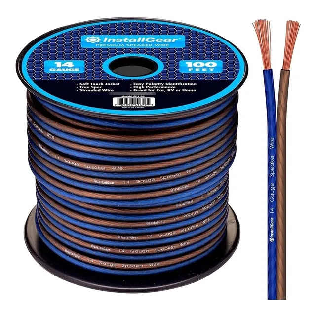 Cable De Altavoz Installgear Calibre 14, 30 Metros