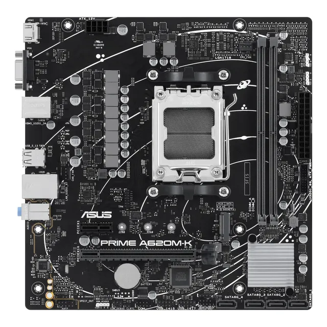 Tarjeta Madre Asus Prime A620m-k Csm Amd Ddr5 Micro Atx Colo