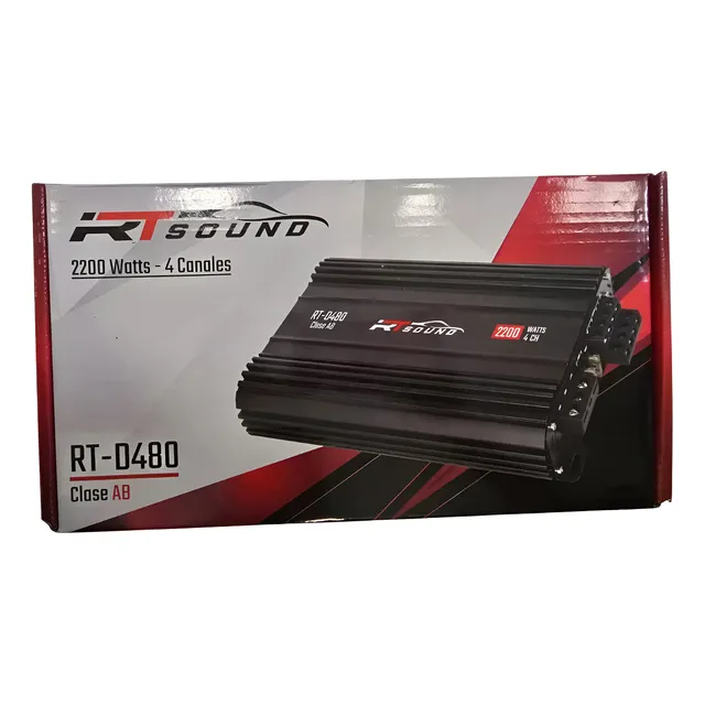 Planta Rt-d480 Audio Clase Ab De 2200w, 4 Ch