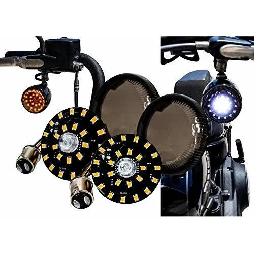 Intermitente Led Doble Estilo Deuce-usa Blanco Ámbar