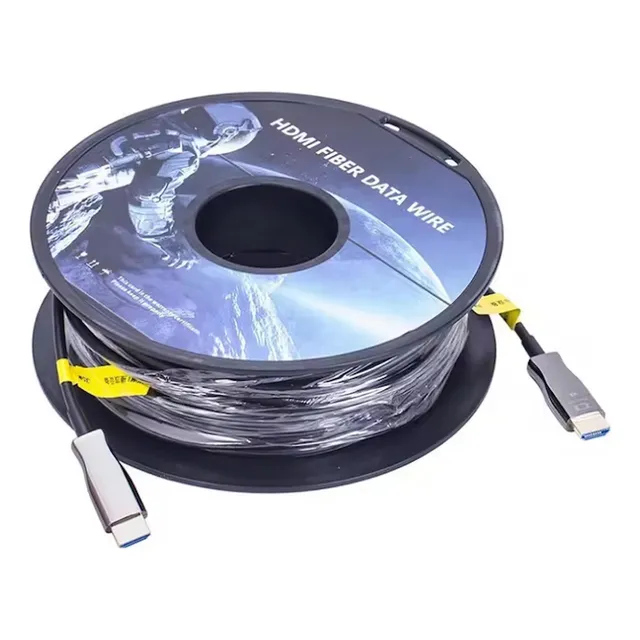 Cable Hdmi 2.0 Fibra Optica/ 50 Mts/4k, 60hz/18gbps/hdr/arc