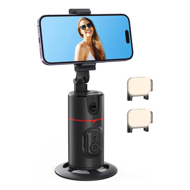 Tripode De Seguimiento Facial Automatico Con Luces De Llenad