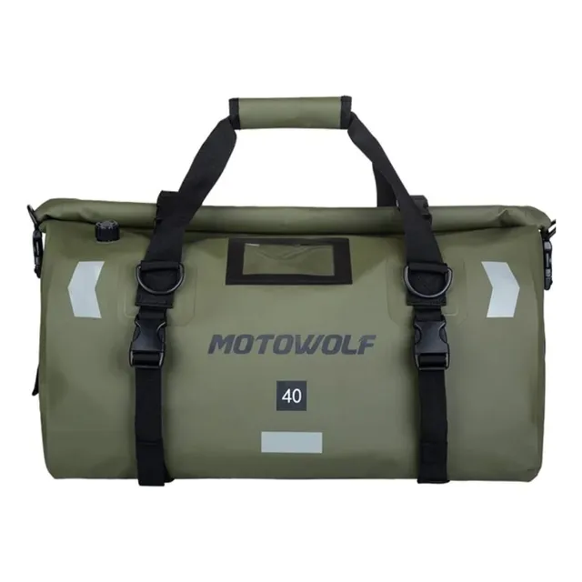 Bolsa Dry Bag 40l Impermeable Motowolf Maleta Viaje Motos