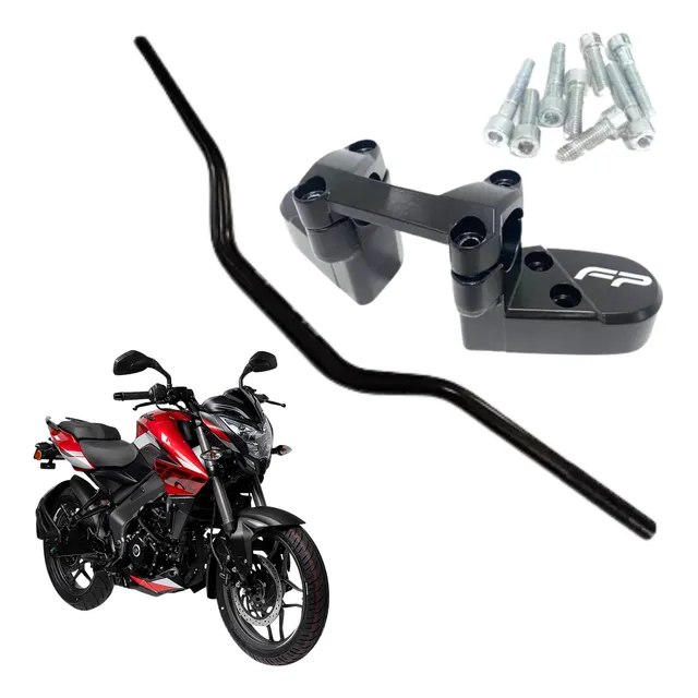 Manubrio Rizoma + Bases Firepart Ns200 Moto Lujo