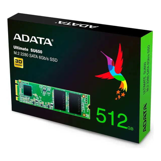 Ssd M.2 2280 512 Gb Adata Ultimate Su650 Asu650ns38-512gt-c