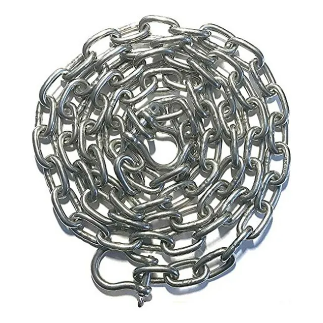 Cadena De Ancla De Acero Inoxidable 316 De 5/32 O 4mm Por 6