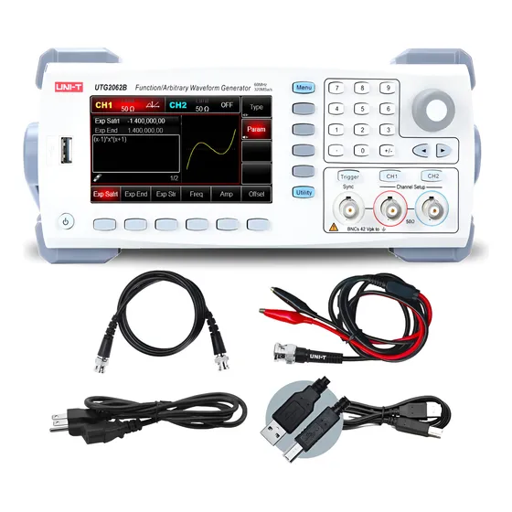 Generador Funcion Arbitrario 60mhz 2 Canales Uni-t Utg-2062b