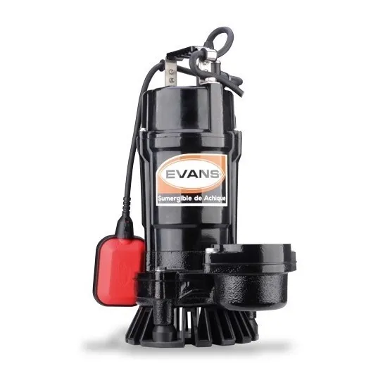 Bomba Sumergible Aguas Negras Residuales 1/2 Hp 110v-1f