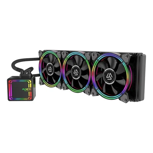 Refrigeración Liquida 360 Alseye H360 Led Negro