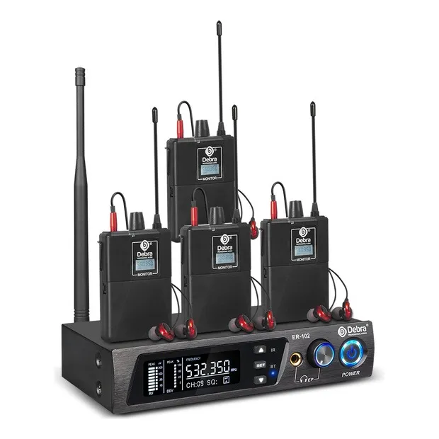Monitor In-ear Debra 300 Metros Er102 Bluetooth 4 Receptores
