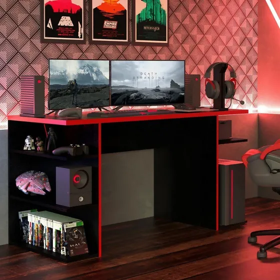 Escritorio gamer Madesa Mesa para computador gamer 9409 mdp