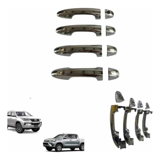 Manillas Cromadas Completas Nuevas Toyota Hilux Fortuner