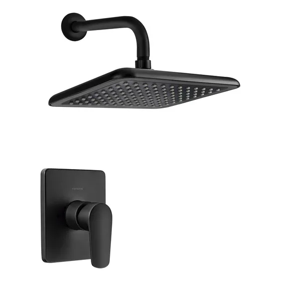 Ducha Ahorradora Monocontrol Corona Greta Pro Ssb Mateblack