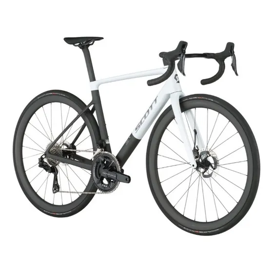 Bicicleta Ruta Scott Addict Rc Pro 2025 12 Vel Negro/blanco