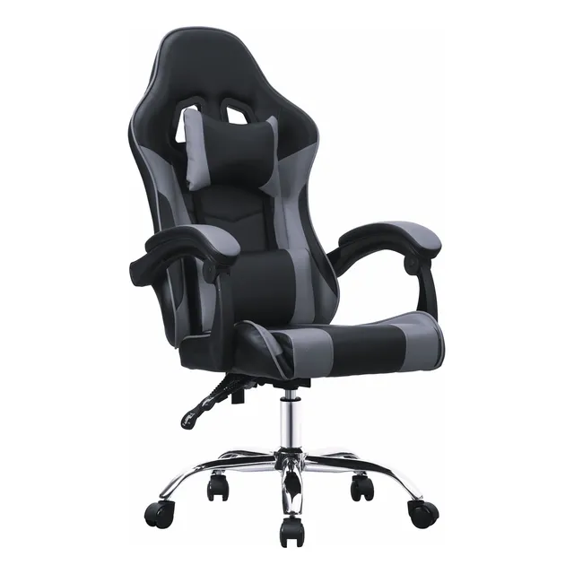 Silla Gamer Reclinable Pvc Escritorio Oficina Giratoria Colo