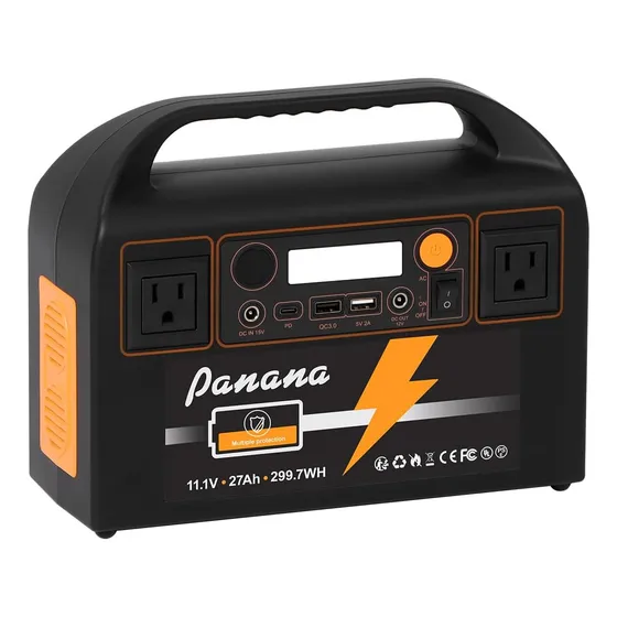 300w Station, 299.7wh/27ah Batería De Litio Solar Ge...