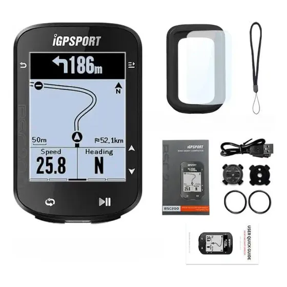 Ciclocomputador Igpsport Bsc200 + Funda + Vidrio + Correa +