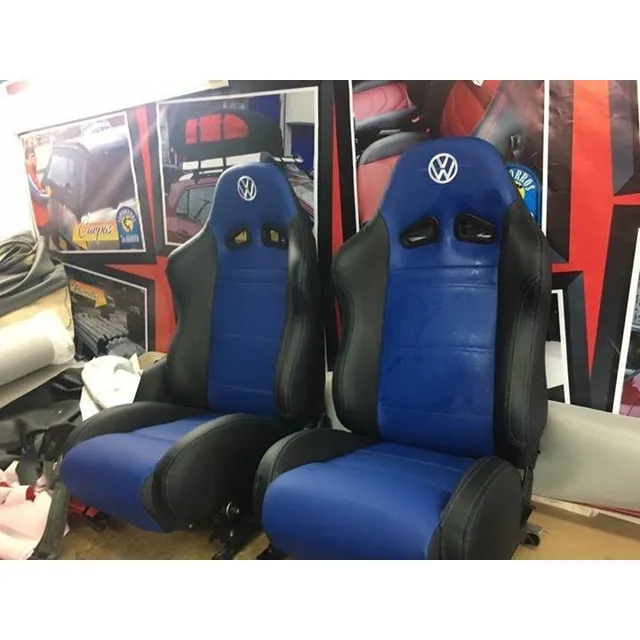 Sillas Deportivas Para Carro Reclinable Y Rieles Tapiceria