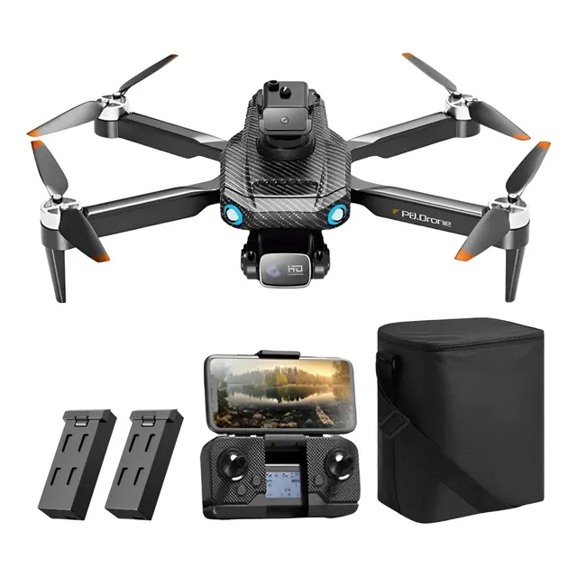Drone T3 Pro Con Gps, Doble Cámara 1080p, Estuche Y Baterías