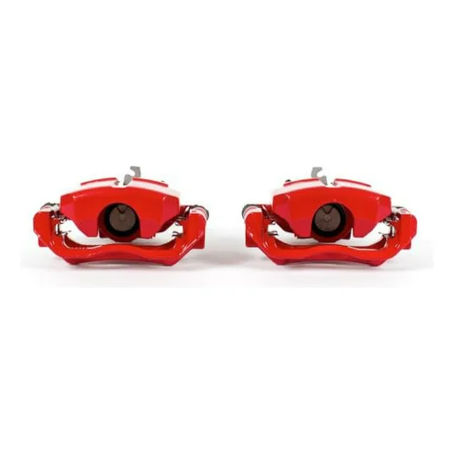 Par De Calipers Traseros S5424 Power Stop, Rojos De Alta Tem