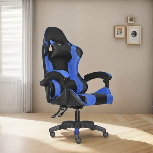 Silla Gamer Byd Negro -azul Bonno