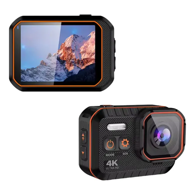 Cámara De Acción Deportiva 4k 60fps Sumergible Ip68 Wifi