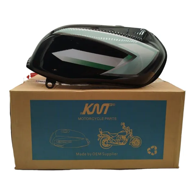 Tanque De Gasolina Boxer Ct Negro Con Calca Gris Knt