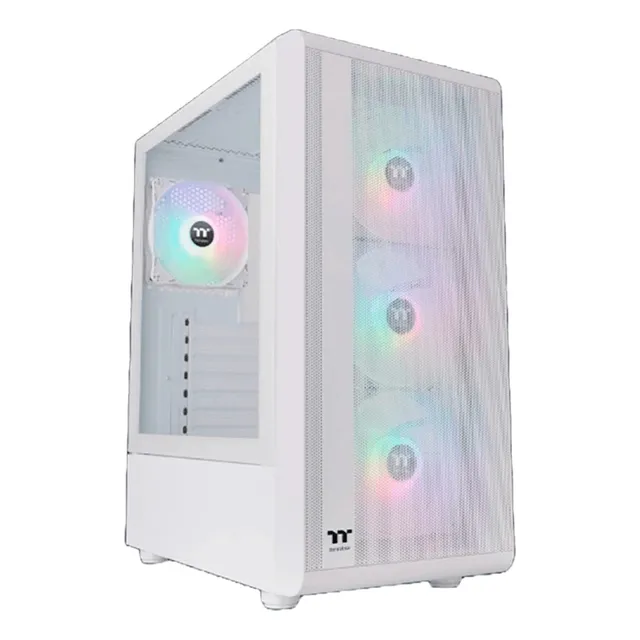 Caja Atx Thermaltake S200 Argb (blanco) + Fuente 650w Bronce