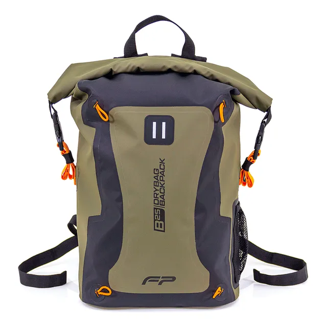 Morral Fireparts Drypack B25 Verde Militar Para Moto