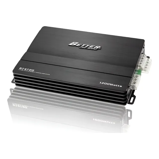 Amplificador Better Bt4720 1200w 4 Canales