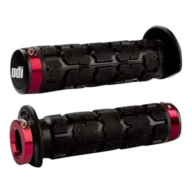 Atv Rogue Lockon Mm Offroad Motorcycle Hand Grips Bla...