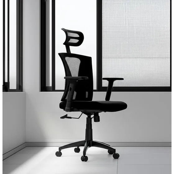 Silla Oficina Niza Escritorio Con Soporte Lumbar Y Brazos Aj