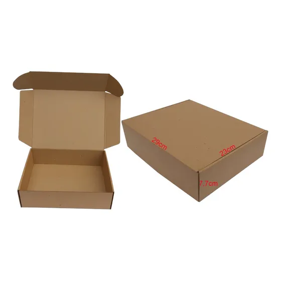 100 Cajas De Carton De 29 X 23 X 7,7cm