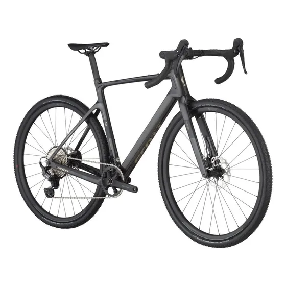 Bicicleta Gravel 40 Scott Addict 2025 Gris O Negra Color Neg
