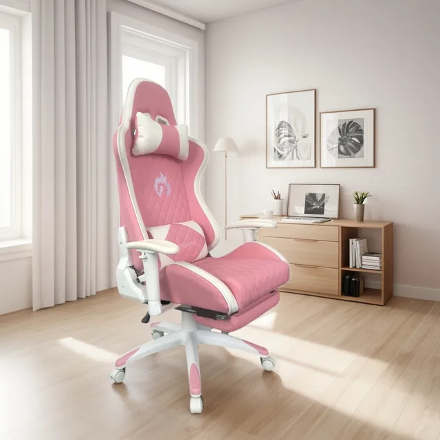 Silla Gamer Deportiva Con Descansapies Sistema De Inclinació