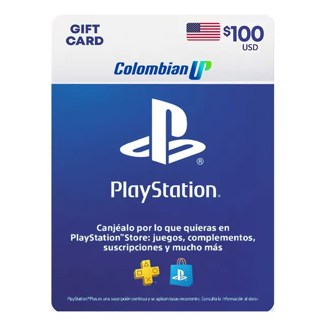 Tarjeta Psn $100 Usd Para Cuenta Usa Ps4 - Ps5