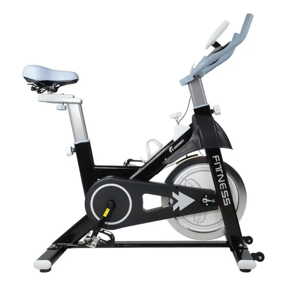 Bicicleta estática Centurfit MKZ-BICSPIN13NEG color negro y
