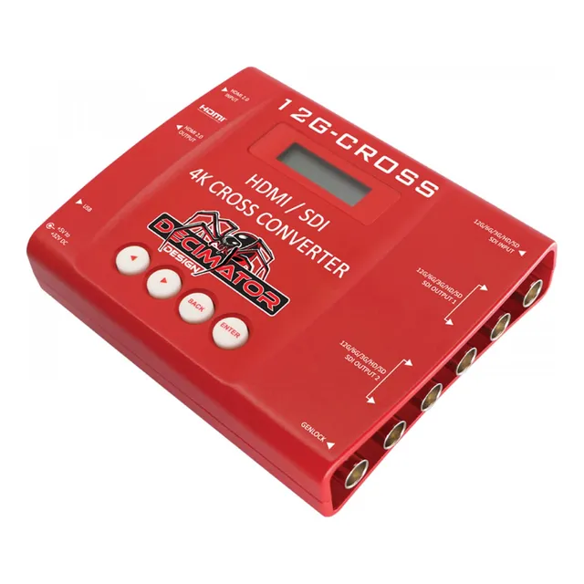 Decimator Convertidor Cruzado 4k Hdmi/sdi Con Escala Y Conve