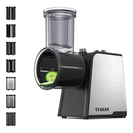 Rallador Rebanador De Queso Eléctrico Profesional De 300 W