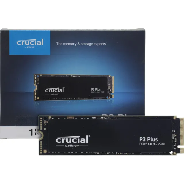Disco Solido Ssd 1tb Crucial P3 Plus M.2 Nvme Pcie 5000 Mb/s