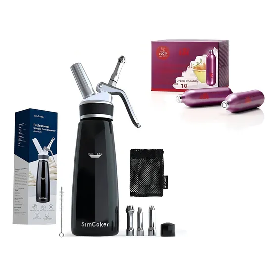 Chantillera Dispensador De Crema Mas Balas No2 X10 Unds