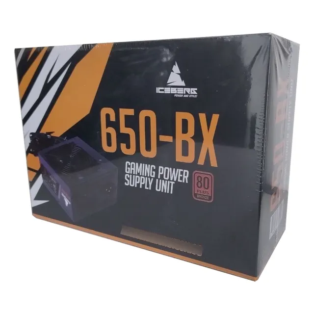 Fuente de poder para PC Iceberg 650-BX 650W negra 110V