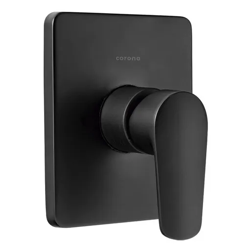 Mezclador Monocontrol Corona Greta Sd Mateblack Acabado Mate