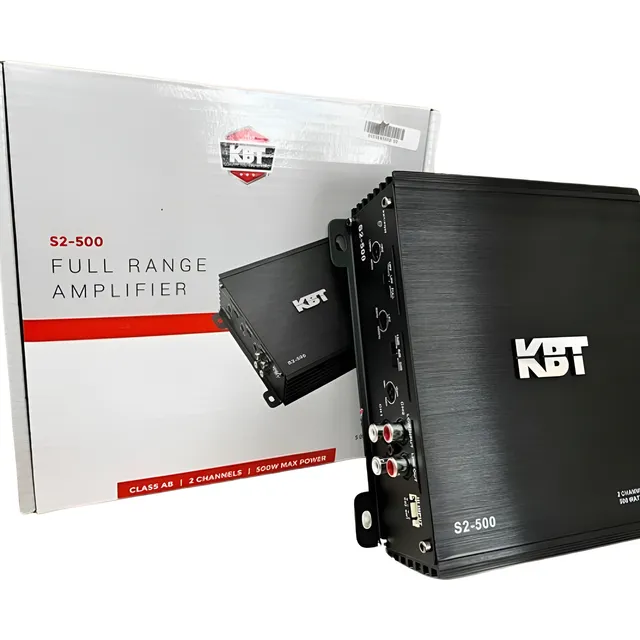 Amplificador Kbt Soldier S2-500, 500w, 2 Canales.