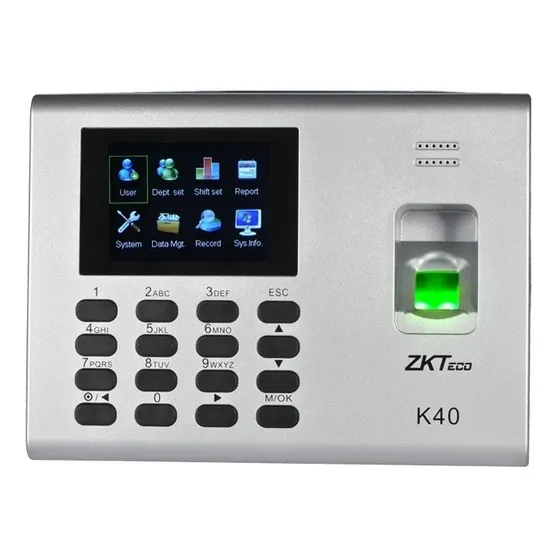 Reloj Biometrico Zk-k40 - Control De Acceso Y Asistencia K40