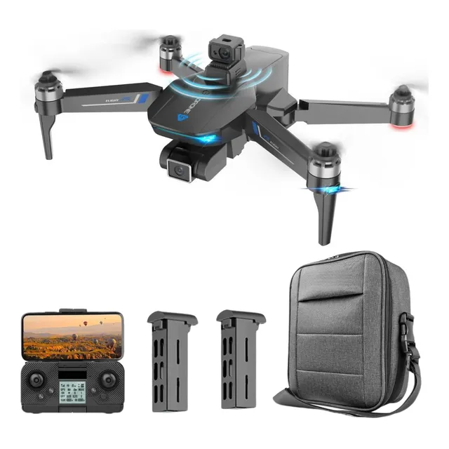 Drone Gps Profesional, Evita Obstáculos Y Doble Cámara