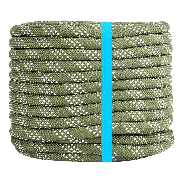 Cuerda De Poliéster Trenzada Doble De 100 Pies Y 1/2 P...