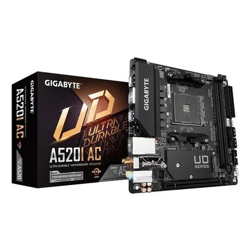 Gigabyte A520i Ac amd Ryzen Am4 / Mini-itx / Direct 6 Phase