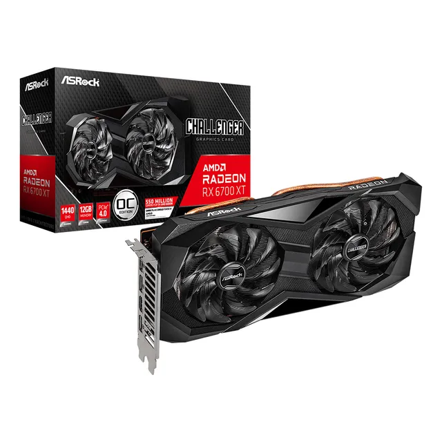 Tarjeta Video Grafica Radeon Asrock Rx 6700 Xt 12gb Gddr6